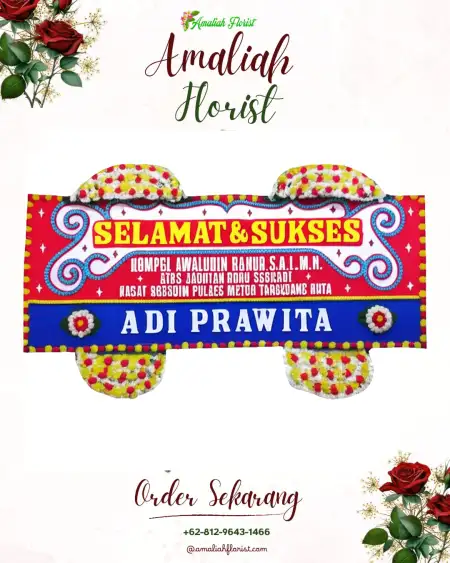 Papan Bunga Ucapan Selamat Danukusuman